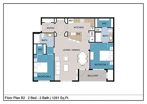 Floor plan B2