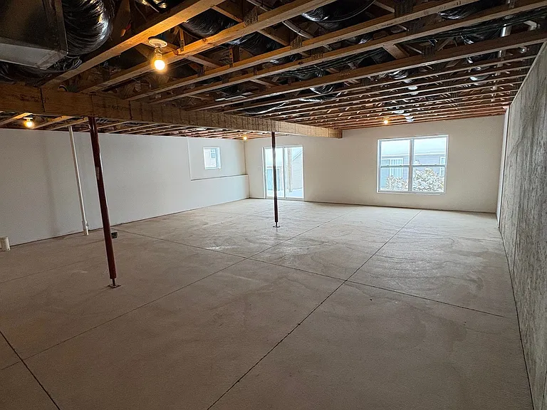 Unfinished Walk Out Basement