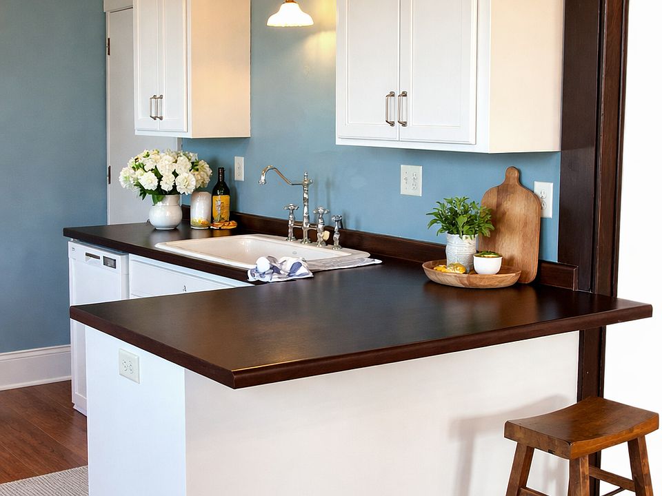 Kitchen staged using ChatGPT.