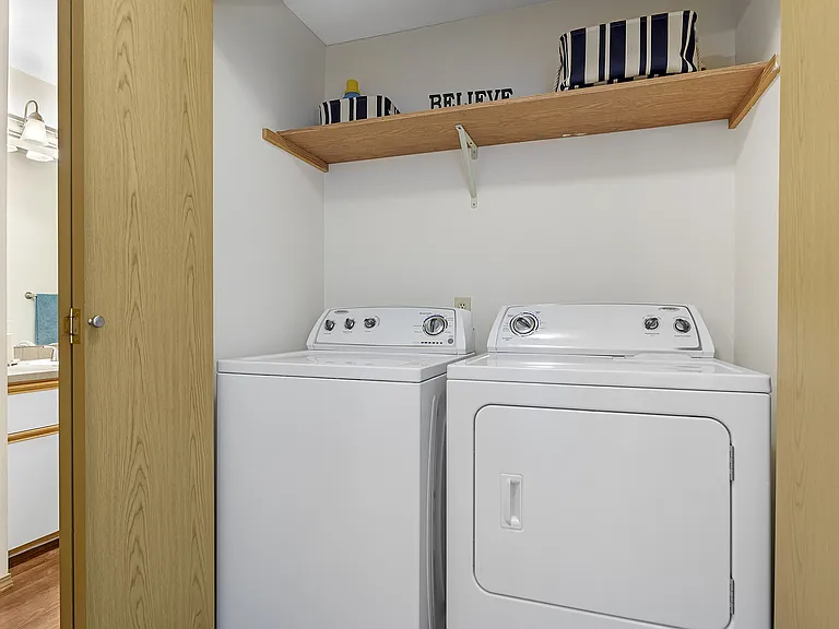 In-Home Washer and Dryer