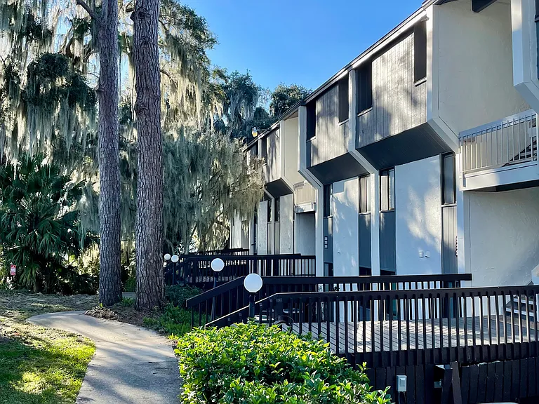 View of entrance walkway - First floor unit