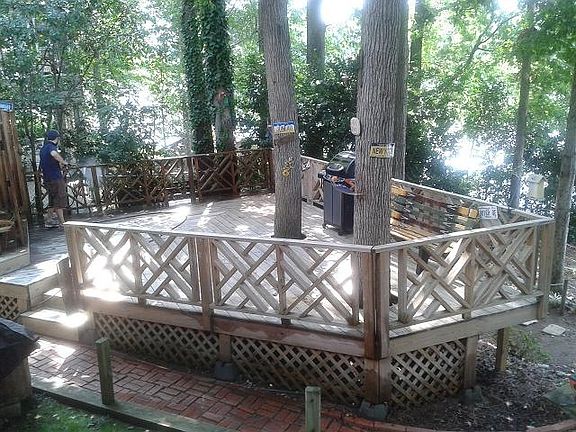 Backyard deck