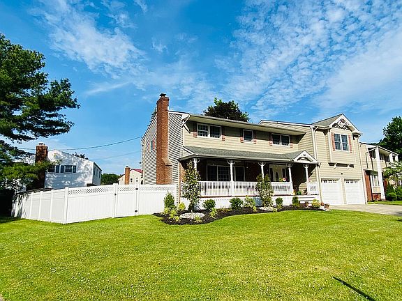 Newly landscaped front yard