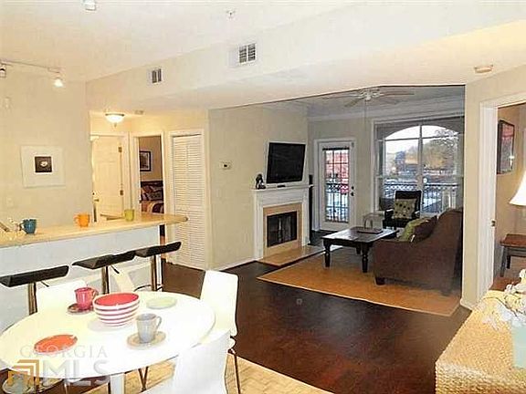 Living space is open and bright