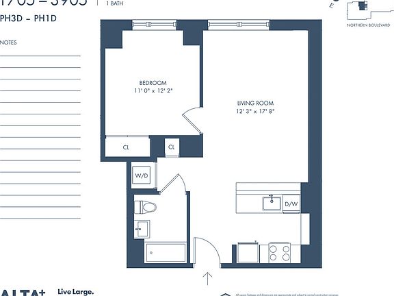 2nd image of 29-22 Northern Blvd Penthouse 2D