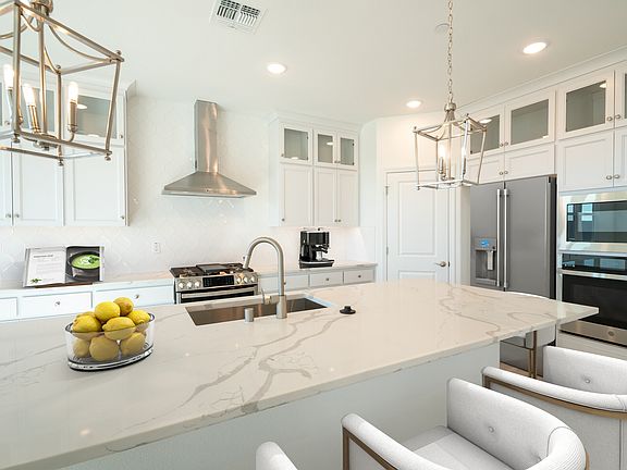 Kitchen with stainless appliances