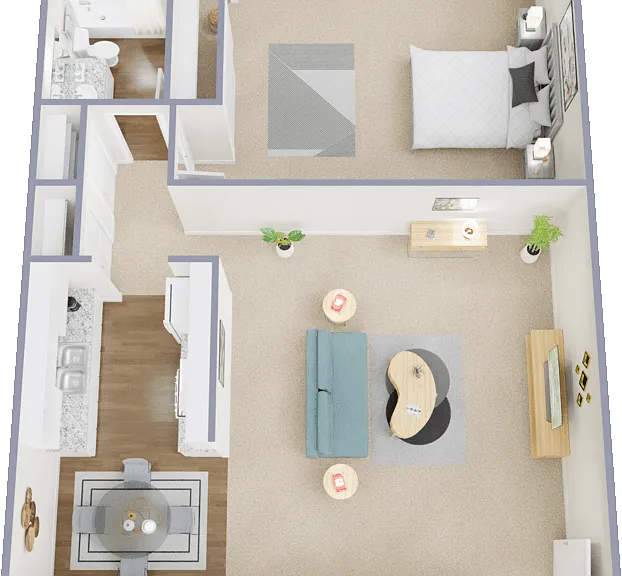 Plan B Floorplan Diagram