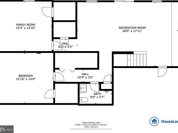 2 rooms have multiple uses! Den w wood burning FP