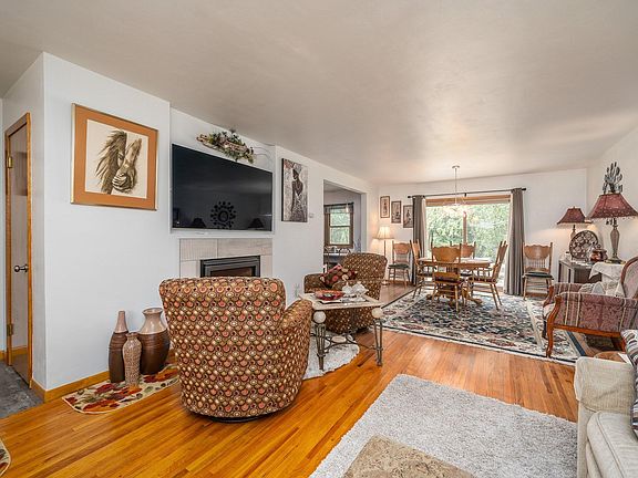 Main view of living and dining area.