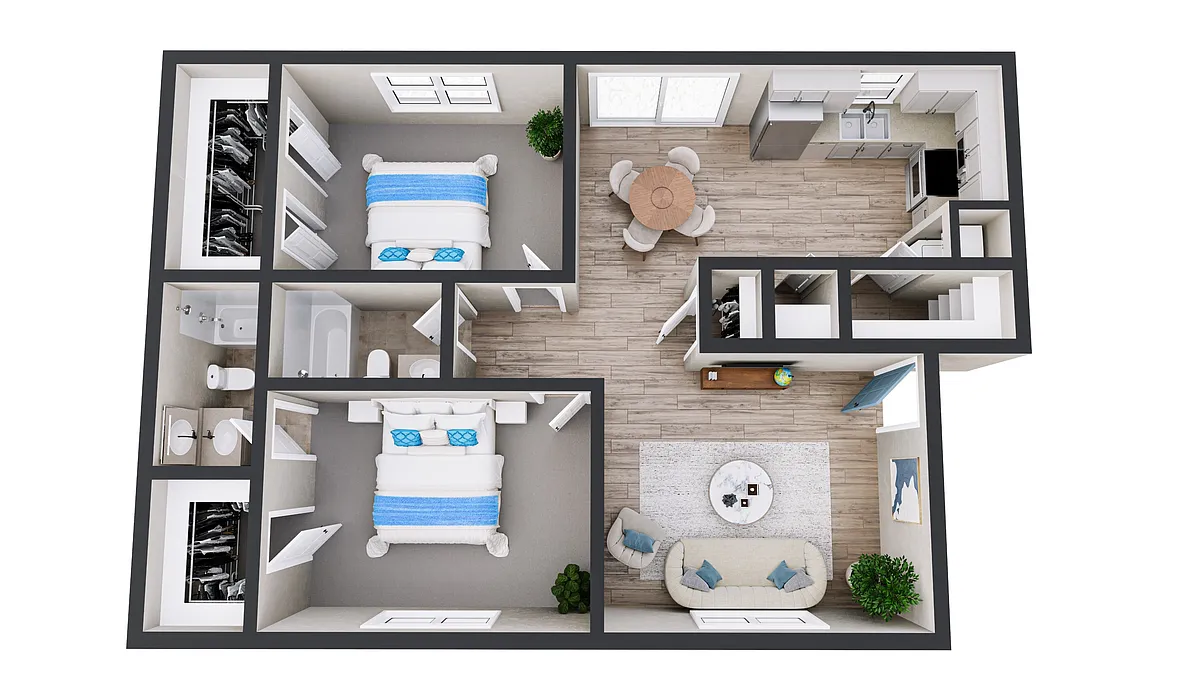 Floor plan The Shore Line - Renovated