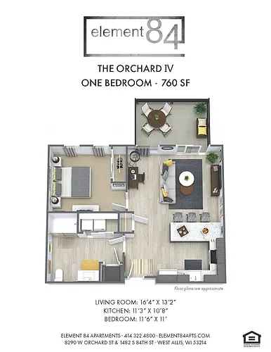 Floor plan Orchard 4