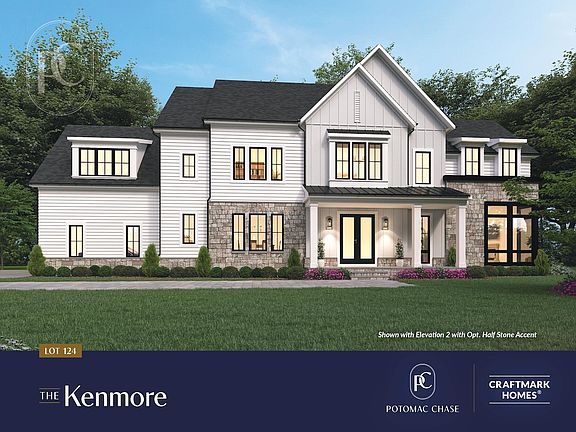 The Kenmore Floor Plan, 4 BR, 4 BA, 3-Car Garage, Single Family Homes by Craftmark Homes