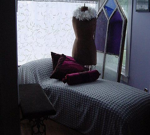 Stained glass front window