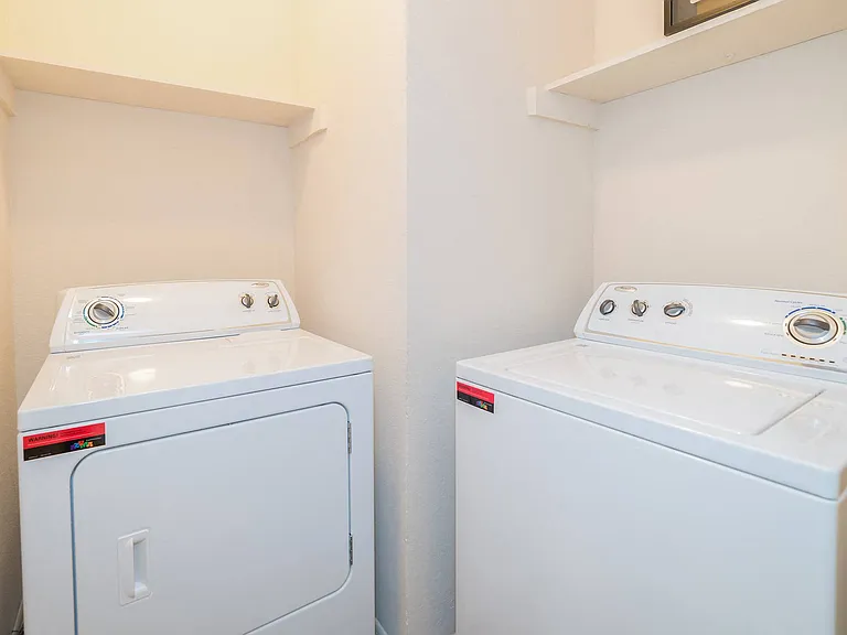 Washer and dryer in home
