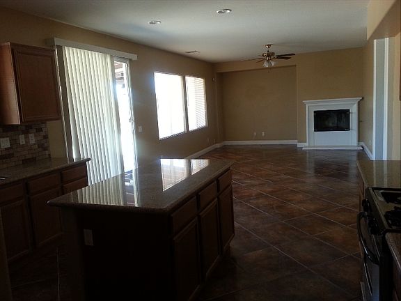 living room area with fire place