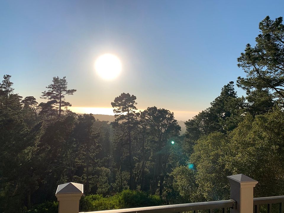 View from the back deck living area and master bedroom