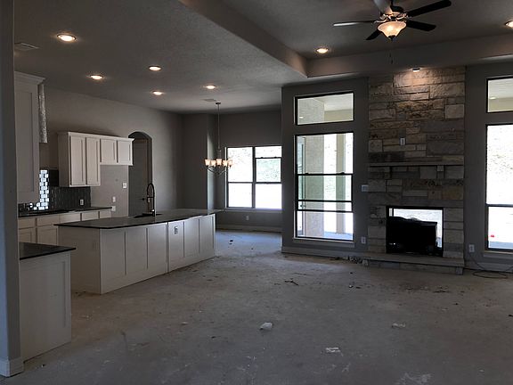 Double-sided fireplace!