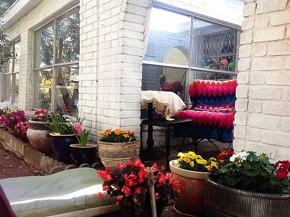 section of sun room