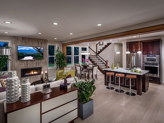 The Shaw features an open great room concept