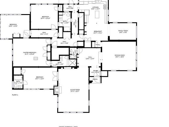 So much space, enough room for privacy and large shared living areas.