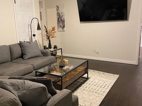 TV mount will stay with the unit (TV will not)