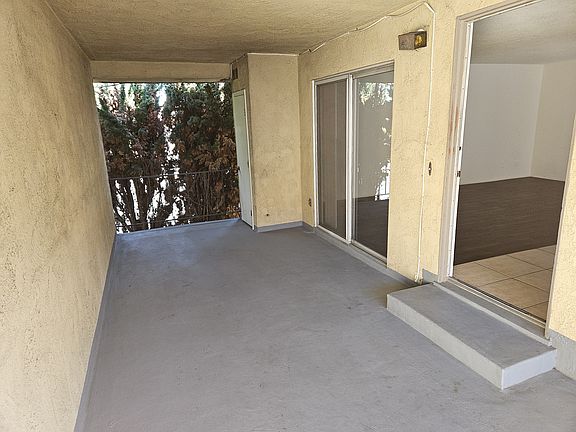 Patio outside front door