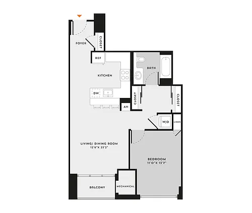 Floor plan 1C