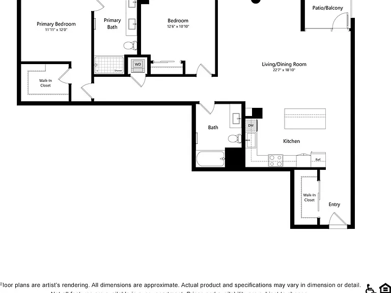 C7 | 2 bed 2 bath | 1,507 sq. ft. C7 | 2 bed 2 bath | 1,507 sq. ft.
