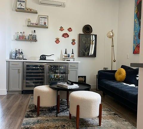 With bonus room/bar area