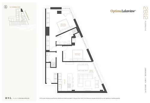 Floor plan 2B12