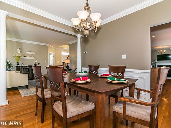 Dining Room with crown and picture frame molding