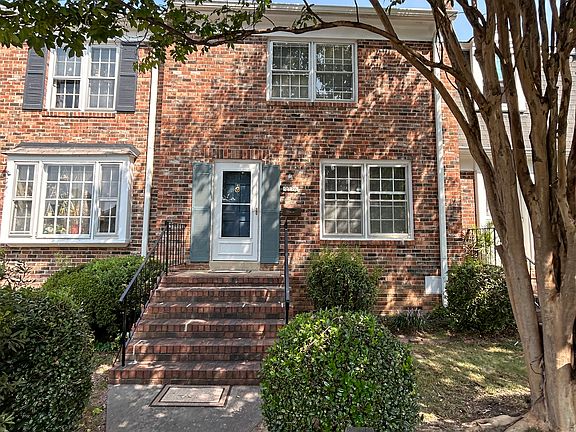 front framed by crepe myrtle