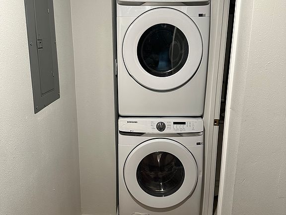 Washer and dryer