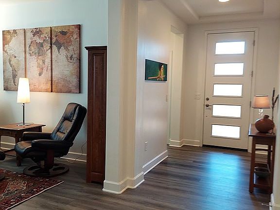 View of entry from kitchen