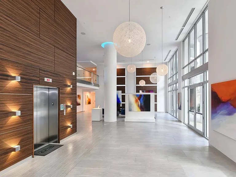 Step into the sleek, modern lobby, where style and comfort set the tone for your day.