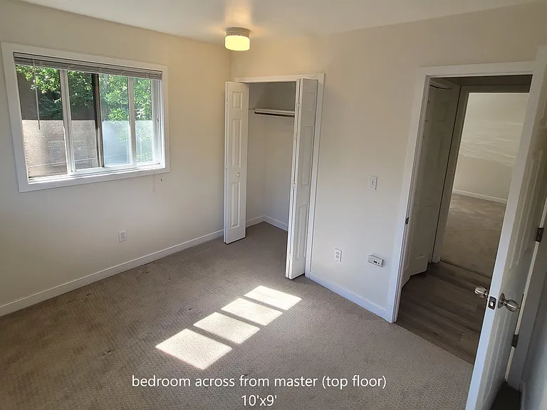 10x9' available 8/15/26 (before ceiling fan or mini split vent)