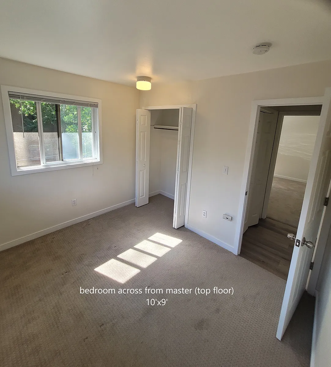 10x9' available 8/15/26 (before ceiling fan or mini split vent) - 1833 22nd St #AFM
