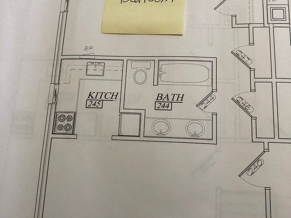 Overview of apartment layout