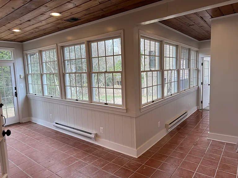 Bright sunroom