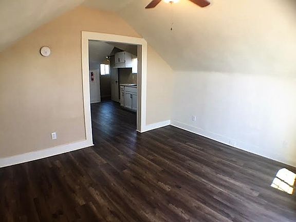 Living room view to kitchen
