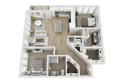 Floor plan The Halston