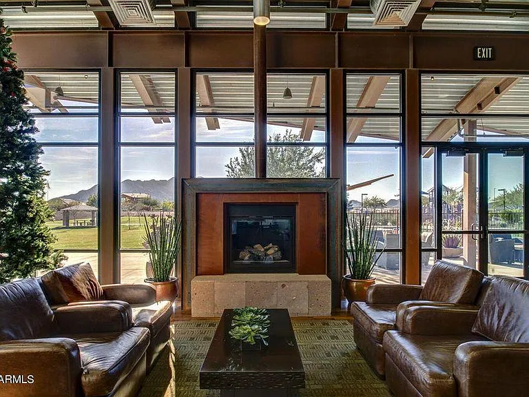 Fireplace in Recreation Center