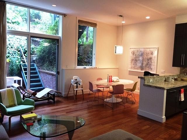 Living Room, Dining Room and Outdoor patio