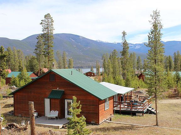 The view from the corner of the property