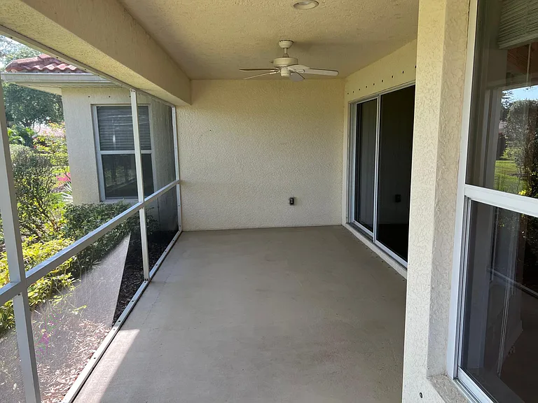 Screened lanai