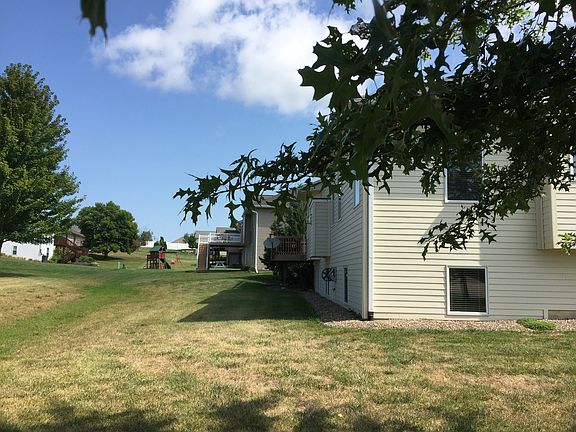 Large back yard