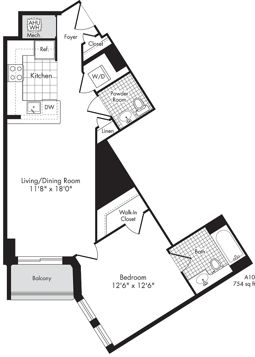 Floor plan A10