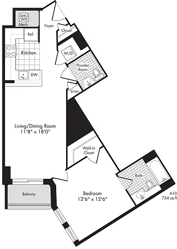 Floor plan A10