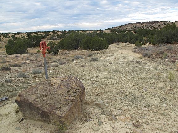 water hydrant in place