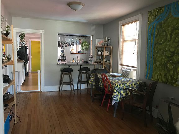 dining room looking into kitchen